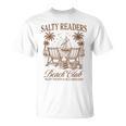 Summer Vibes Reading Book Lover Salty Readers Beach Club T-Shirt