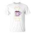 Teacher Fuel Coffee Cup Books Apples Educator T-Shirt