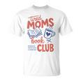 Tired Moms Book Club Mother’s Day Trendy Reading Lover Comfort Colors Crop Top T-Shirt