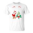 Tis The Season To Read Christmas Reindeer Book Reading Fan T-Shirt