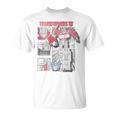 Transformers Optimus Prime Vintage Comic Book Style Panels T-Shirt