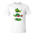 Triathlete Eating Sleeping Reading Dragon Book T-Shirt