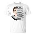Never Underestimate The Power Of a Girl With a Book Reading T-Shirt Never Underestimate The Power Of a Girl With a Book Reading T-Shirt