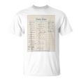 Vintage Library Due Date Card For Book Lovers Librarians T-Shirt Vintage Library Due Date Card For Book Lovers Librarians T-Shirt
