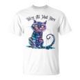 We'Re All Mad Here Cheshire Cat Alice Wonderland Book Boys T-Shirt We'Re All Mad Here Cheshire Cat Alice Wonderland Book Boys T-Shirt