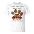 A Woman Cannot Survive On Books Alone She Also Needs Dog T-Shirt