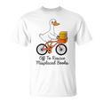 Women's Librarian Goose Book Lover Humor Reading Goose T-Shirt Women's Librarian Goose Book Lover Humor Reading Goose T-Shirt