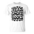 Women's Read Smore Books Camping Reading T-Shirt Women's Read Smore Books Camping Reading T-Shirt