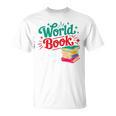 World Book Day 2026 Costume Girls Boys Books Lover Women Men T-Shirt