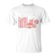 Yarn Quote Easily Distracted By Books And Yarn Reader Premium Tri-Blend T-Shirt