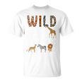 Zoo Animals Wild About Reading Books Reader Lover Librarian Premium Tri-Blend T-Shirt