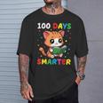100 Days Smarter Happy Cute Cat Reading A Book T-Shirt Gifts for Him