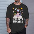 100th Day Of School 100 Days Smarter Books Space Astronaut T-Shirt Gifts for Him 100th Day Of School 100 Days Smarter Books Space Astronaut T-Shirt Gifts for Him