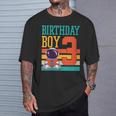 3 Year Old Birthday Boy Book Worm Reading Birthday Party T-Shirt Gifts for Him 3 Year Old Birthday Boy Book Worm Reading Birthday Party T-Shirt Gifts for Him