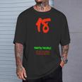 8th Birthday 18 Years Party People Guest List Guest Book T-Shirt Gifts for Him