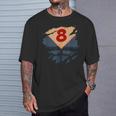 8th Birthday Comic Book Superhero Born In 2017 T-Shirt Gifts for Him 8th Birthday Comic Book Superhero Born In 2017 T-Shirt Gifts for Him