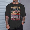 Action Figure Collector Comic Books T-Shirt Gifts for Him Action Figure Collector Comic Books T-Shirt Gifts for Him