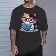 Adorable Book Lover Calico Cat With Reading Glasses Cute For Men Women Kids T-Shirt Gifts for Him Adorable Book Lover Calico Cat With Reading Glasses Cute For Men Women Kids T-Shirt Gifts for Him