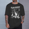 Alien Abduction UFO Lovers Comic Book Style Shirt T-Shirt Gifts for Him