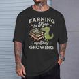 Alligator Book Lover Reading Pun Bookish Humor Vibes T-Shirt Gifts for Him
