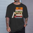 Ask Me What I'm Reading Book Lover Apparel T-Shirt Gifts for Him Ask Me What I'm Reading Book Lover Apparel T-Shirt Gifts for Him
