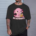 Axolotl Read Book Readolotl Ambystoma Mexicanum Walking Fish T-Shirt Gifts for Him Axolotl Read Book Readolotl Ambystoma Mexicanum Walking Fish T-Shirt Gifts for Him