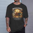ON Back Book Of Revelation 4 Horsemen Of The Apocalypse T-Shirt Gifts for Him