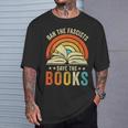 Ban The Fascists Save The Books Book Lover Worm Nerd T-Shirt Gifts for Him