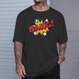 BANG Comic Book Cartoon Pop Art Vintage T-Shirt Gifts for Him BANG Comic Book Cartoon Pop Art Vintage T-Shirt Gifts for Him