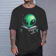 Believe In YourSelf Cute Alien Reading Book T-Shirt Gifts for Him Believe In YourSelf Cute Alien Reading Book T-Shirt Gifts for Him