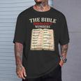 The Bible Book Of Emergency Numbers Religious Christian T-Shirt Gifts for Him