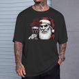 Bite Christmas Vampire Santa Claus Vintage Comic Book Style T-Shirt Gifts for Him