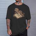 Boa Constrictor Reading A Book T-Shirt Gifts for Him Boa Constrictor Reading A Book T-Shirt Gifts for Him