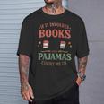 Book & Pajamas Humorous Book Lover Reading Bedtime T-Shirt Gifts for Him Book & Pajamas Humorous Book Lover Reading Bedtime T-Shirt Gifts for Him