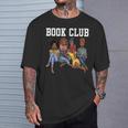 Book Club African American Bookworm Women Girl Reading T-Shirt Gifts for Him
