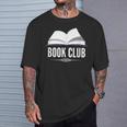 Book Club Lover Reader T-Shirt Gifts for Him Book Club Lover Reader T-Shirt Gifts for Him