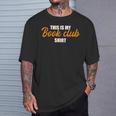 This Is My Book Club T-Shirt Gifts for Him