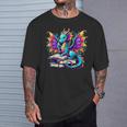 Book Dragon Reading T-Shirt Gifts for Him Book Dragon Reading T-Shirt Gifts for Him
