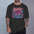 Book Fair Vibes Retro Teacher Reading Lovers Librarian T-Shirt Gifts for Him