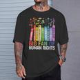 Book Flower Big Fan Of Human Rights Protest Feminist Quote T-Shirt Gifts for Him