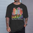 Book Flower Radicalized By Basic Decency Feminist LGBT Pride T-Shirt Gifts for Him