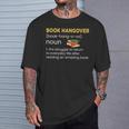Book Hangover Definition Reading Lover T-Shirt Gifts for Him