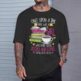 Book Lover & Coffee Reader Reading Quote Women & Girls T-Shirt Gifts for Him