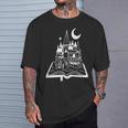 Book Lover Fantasy Fairy Tales Castle Christmas Reading Fan T-Shirt Gifts for Him Book Lover Fantasy Fairy Tales Castle Christmas Reading Fan T-Shirt Gifts for Him