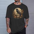 Book Lover Ideas Raven Reading Book Occult Crow T-Shirt Gifts for Him Book Lover Ideas Raven Reading Book Occult Crow T-Shirt Gifts for Him