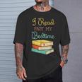 Book Lover I Read Past My Bedtime T-Shirt Gifts for Him Book Lover I Read Past My Bedtime T-Shirt Gifts for Him