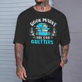 Book Marks Are For Quitters Bookworm Reading T-Shirt Gifts for Him