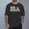 Book Nerd Book Lover T-Shirt Gifts for Him