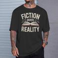 Book Nonfiction Reading Literary Apparel Fact Based Books T-Shirt Gifts for Him