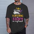 For Book Publisher Author Blogger Writers Authors T-Shirt Gifts for Him